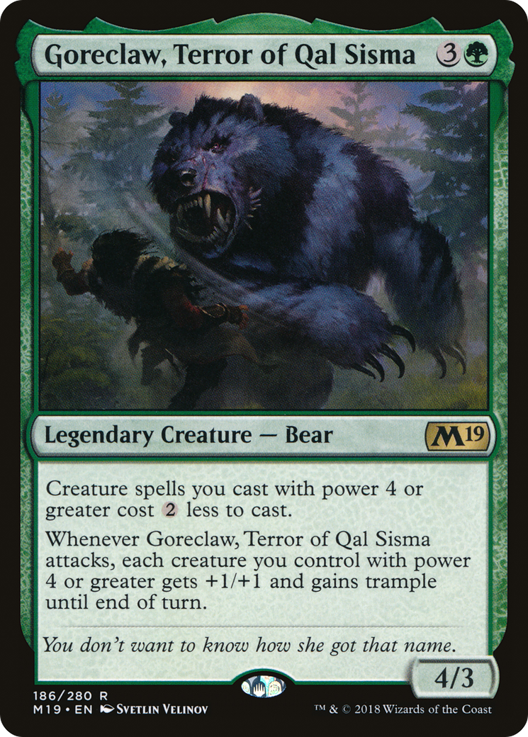 Goreclaw, Terror of Qal Sisma Card Image
