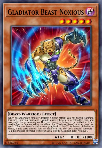 Gladiator Beast Noxious Card Image