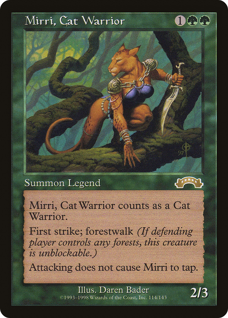 Mirri, Cat Warrior Card Image