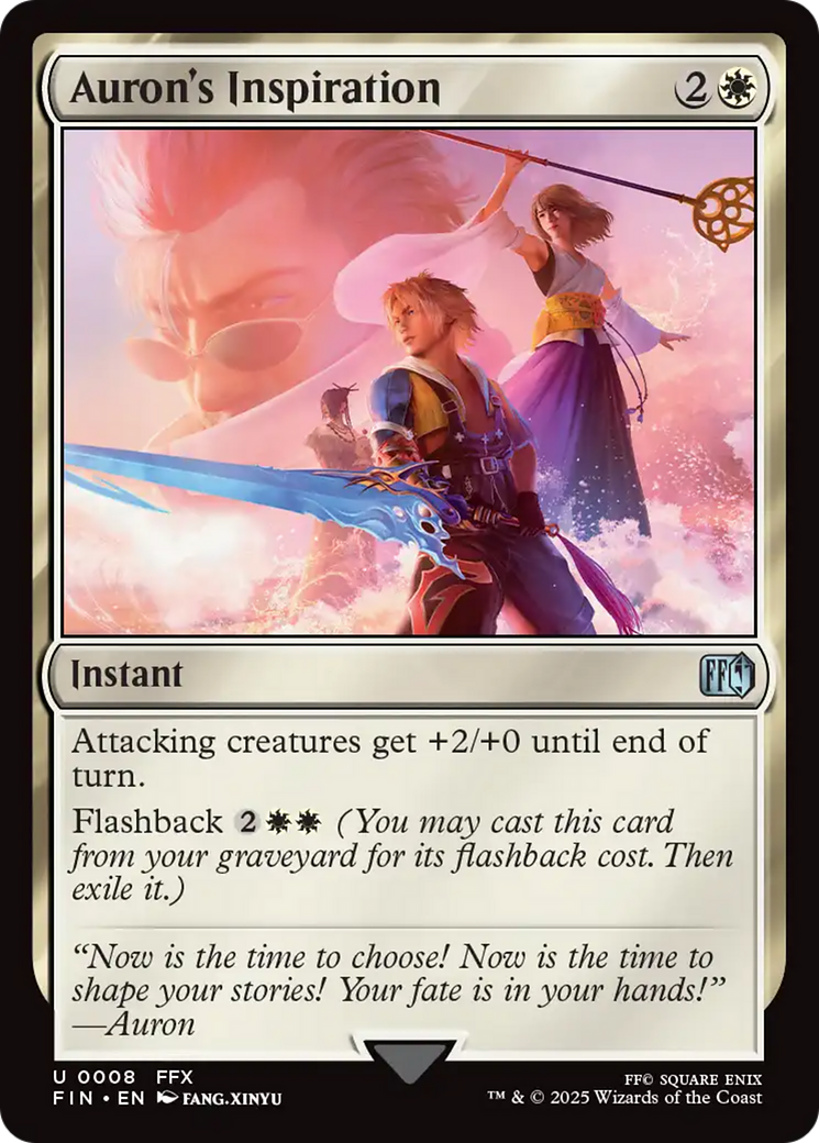 Auron's Inspiration Card Image