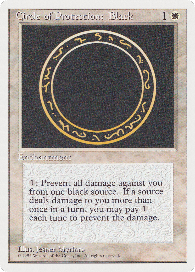 Circle of Protection: Black Card Image
