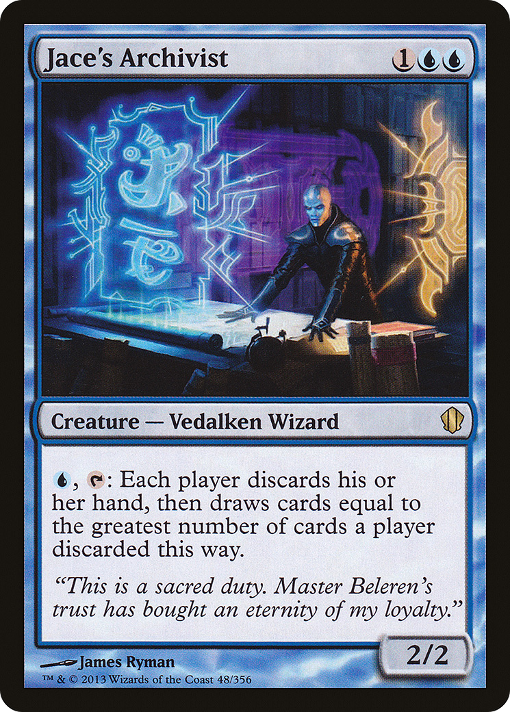 Jace's Archivist Card Image