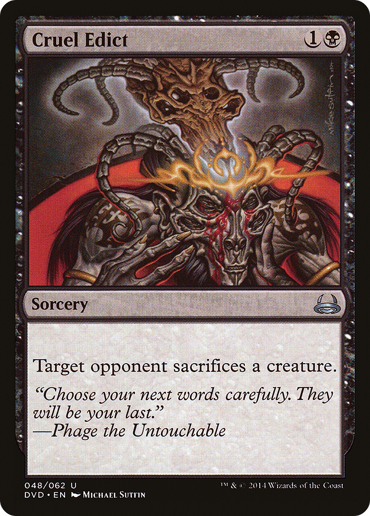 Cruel Edict Card Image