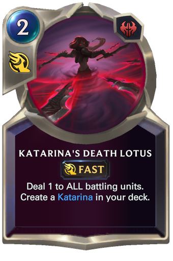 Katarina's Death Lotus Card Image