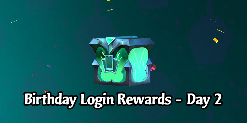 Today's Legends of Runeterra Anniversary Celebrate Login Gift is a Common Prismatic Chest