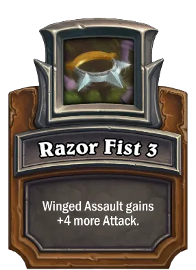 Razor Fist 3 Card Image