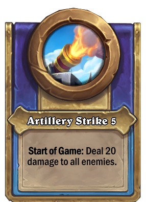 Artillery Strike 5 Card Image
