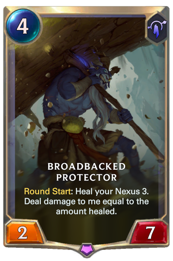 Broadbacked Protector Card Image