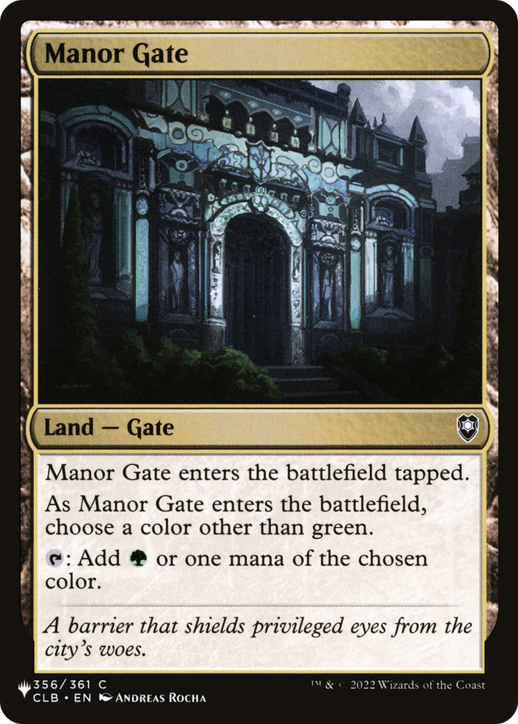 Manor Gate Card Image