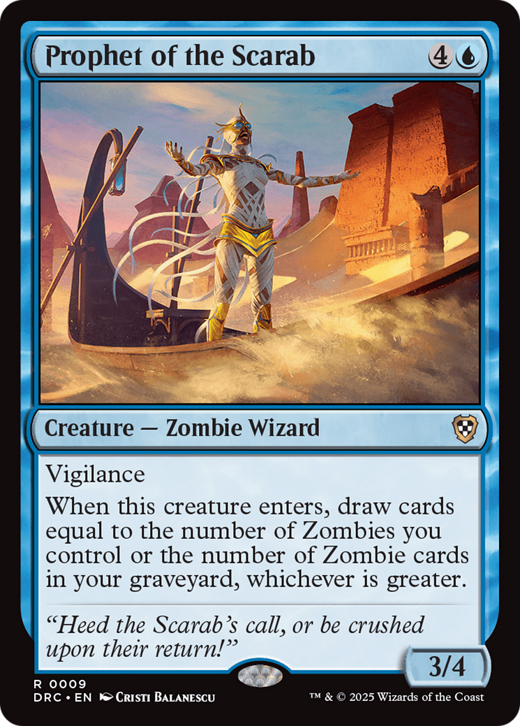 Prophet of the Scarab Card Image