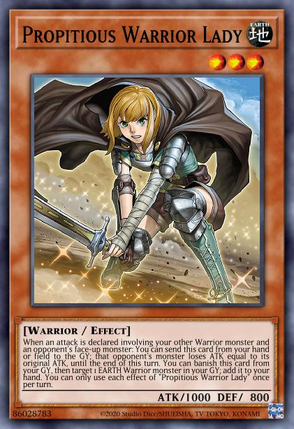 Rookie Warrior Lady Card Image