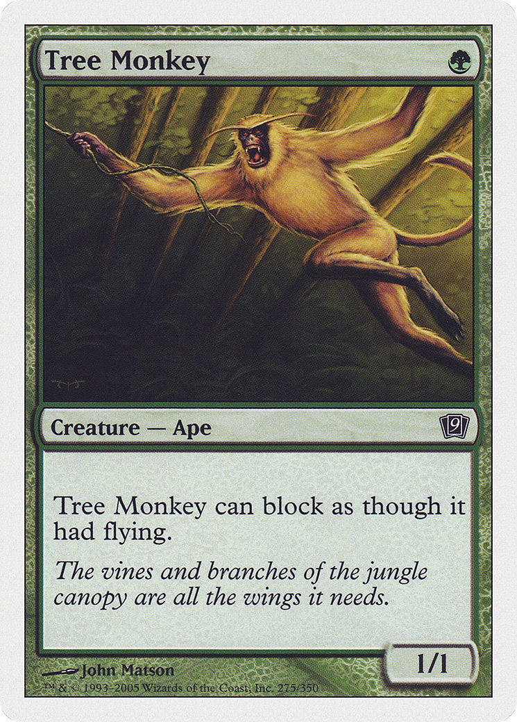 Tree Monkey Card Image
