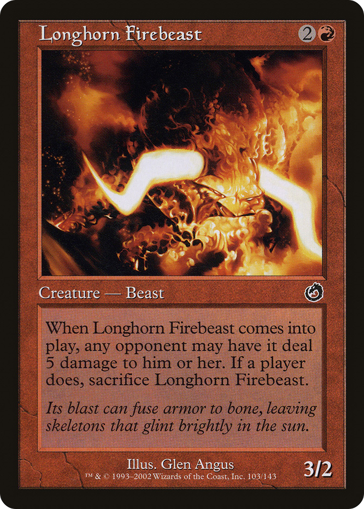 Longhorn Firebeast Card Image