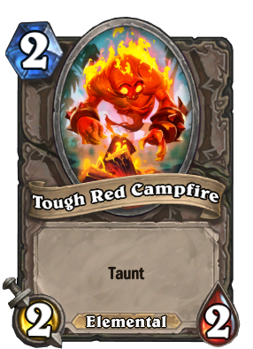 Tough Red Campfire Card Image