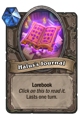 Halus's Journal Card Image