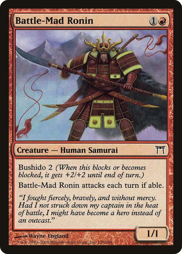 Battle-Mad Ronin Card Image