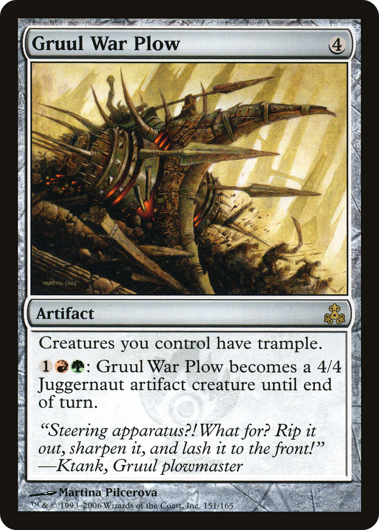 Gruul War Plow Card Image