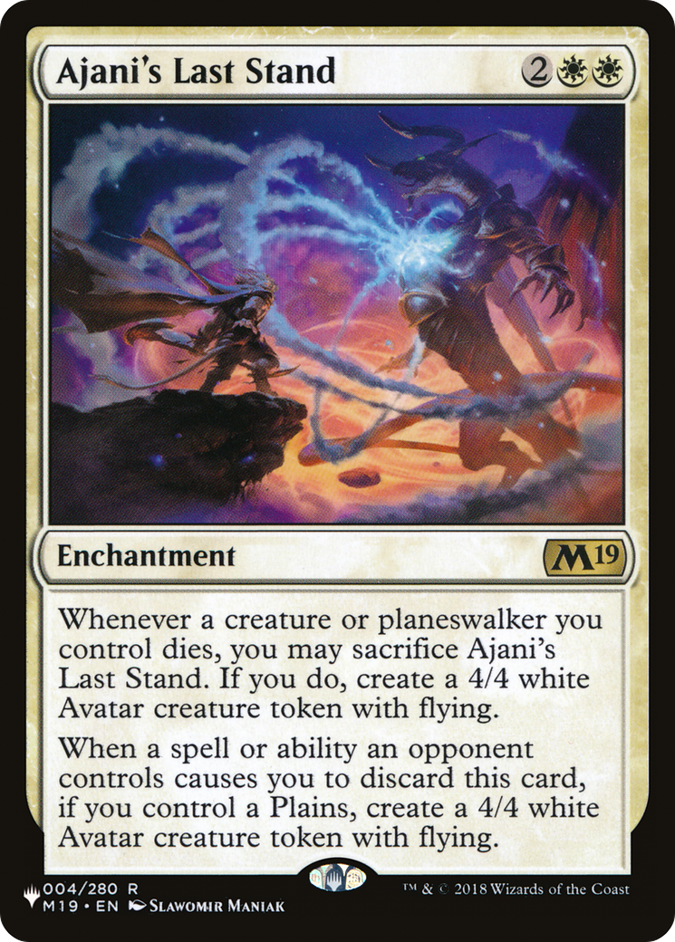 Ajani's Last Stand Card Image