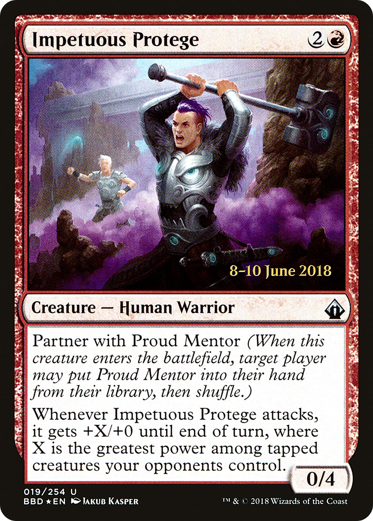 Impetuous Protege Card Image