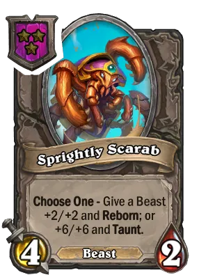 Sprightly Scarab Card Image