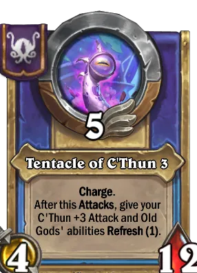 Tentacle of C'Thun 3 Card Image