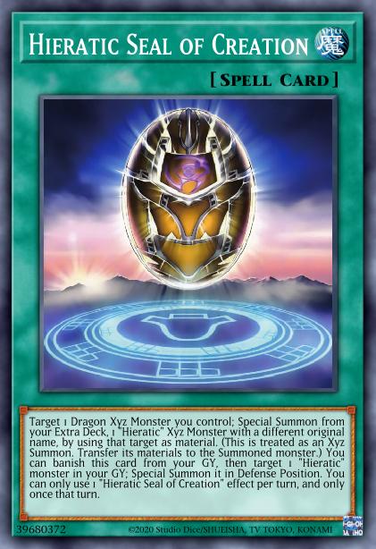 Hieratic Seal of Creation Card Image