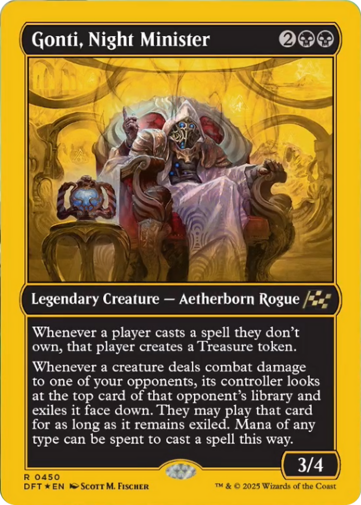 Gonti, Night Minister Card Image