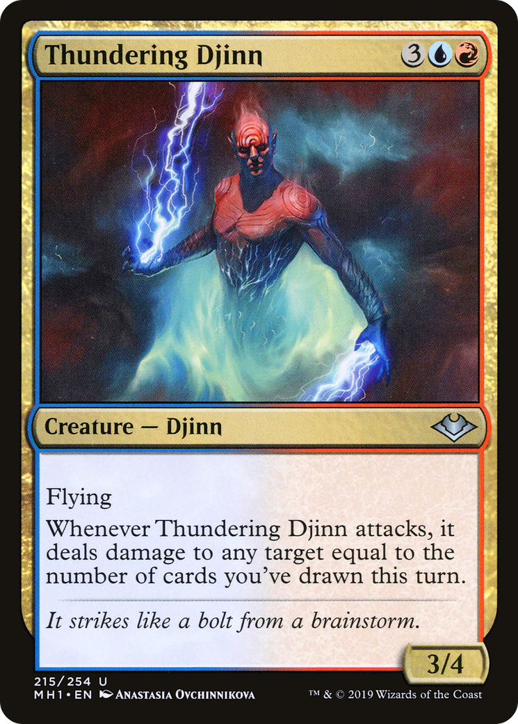 Thundering Djinn Card Image