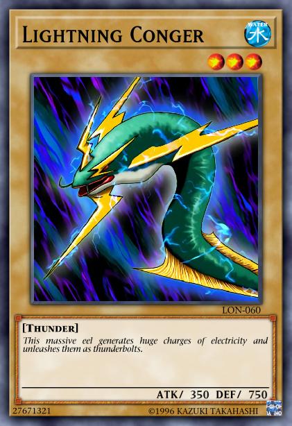 Lightning Conger Card Image