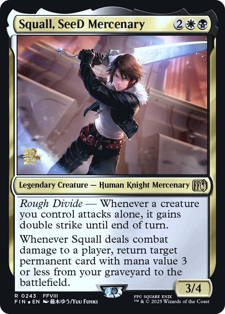 Squall, SeeD Mercenary Card Image
