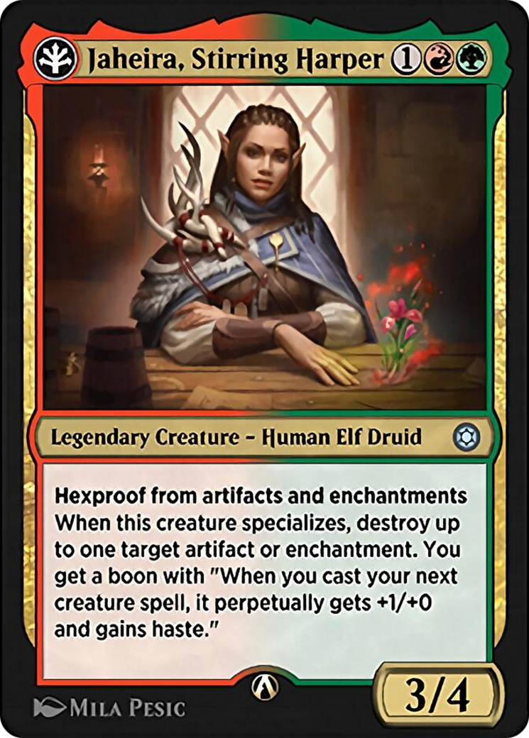 Jaheira, Stirring Harper Card Image