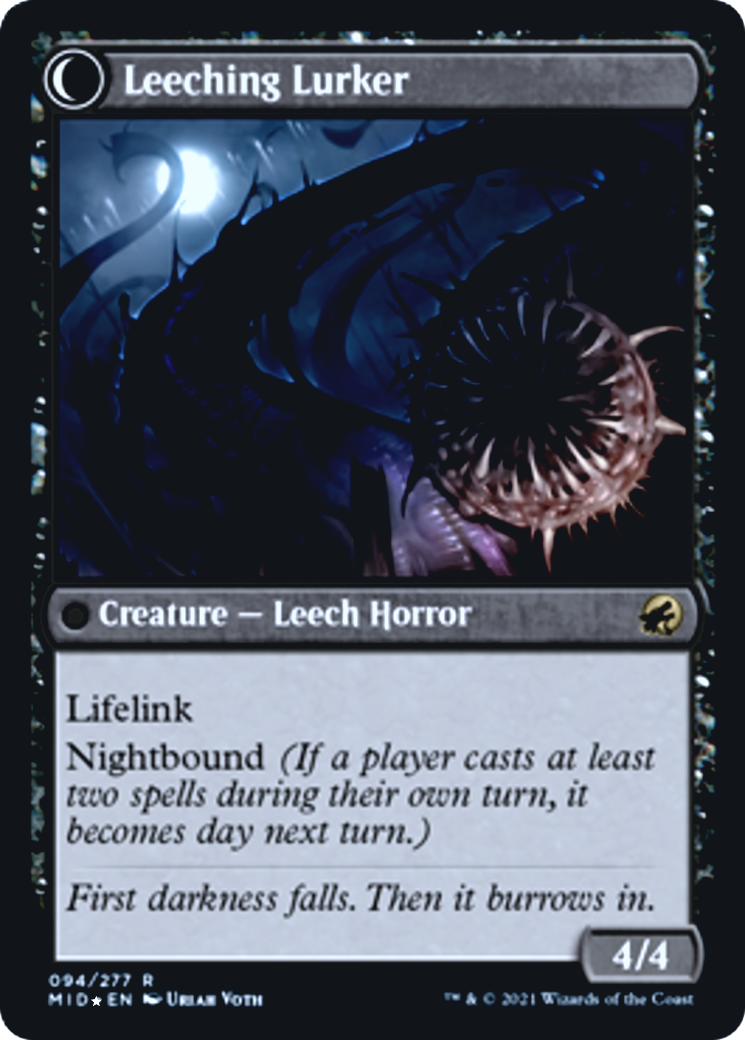 Curse of Leeches // Leeching Lurker Card Image