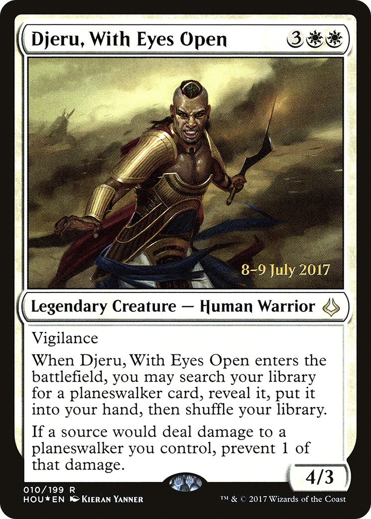 Djeru, With Eyes Open Card Image