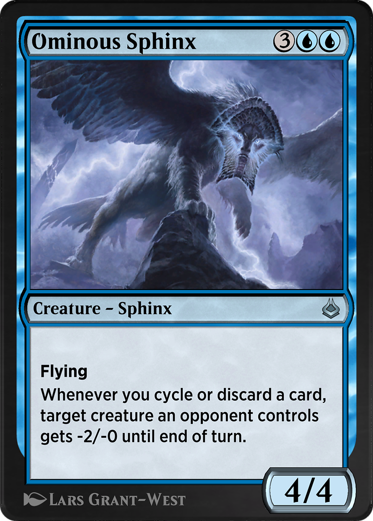 Ominous Sphinx Card Image