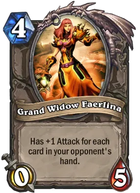 Grand Widow Faerlina Card Image