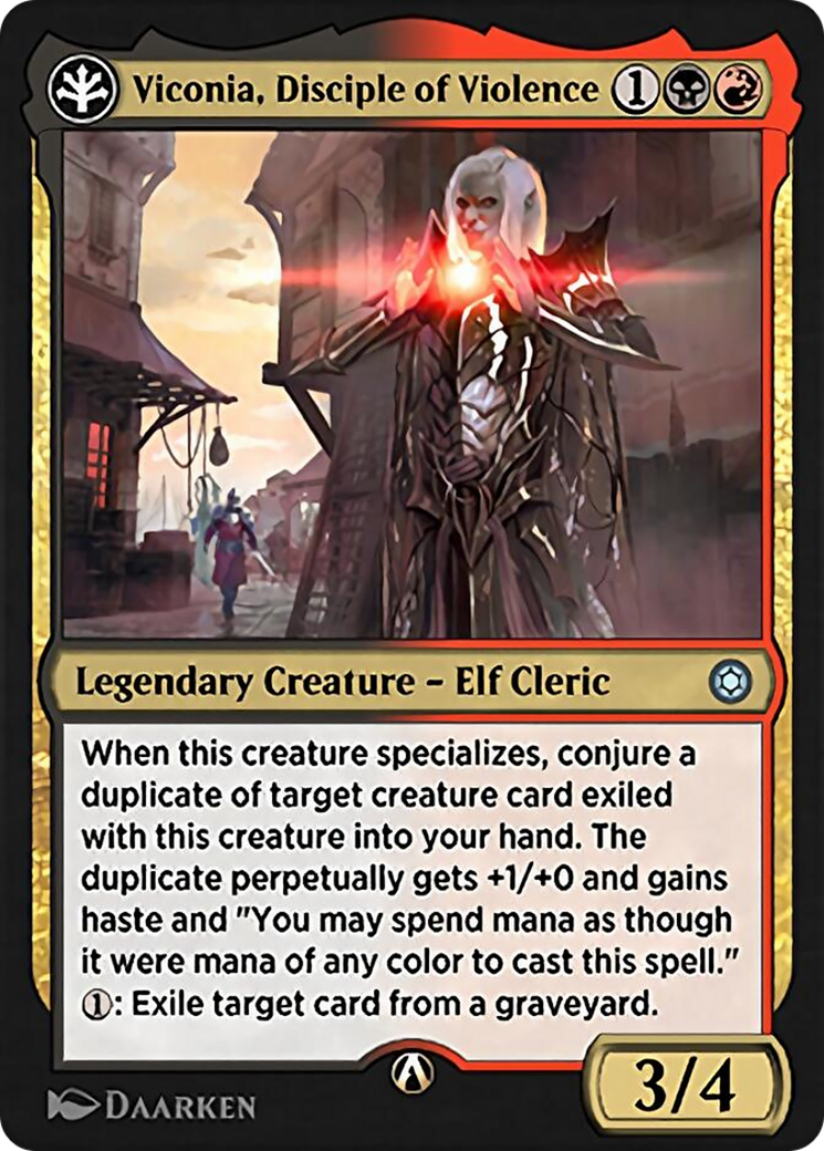 Viconia, Disciple of Violence Card Image
