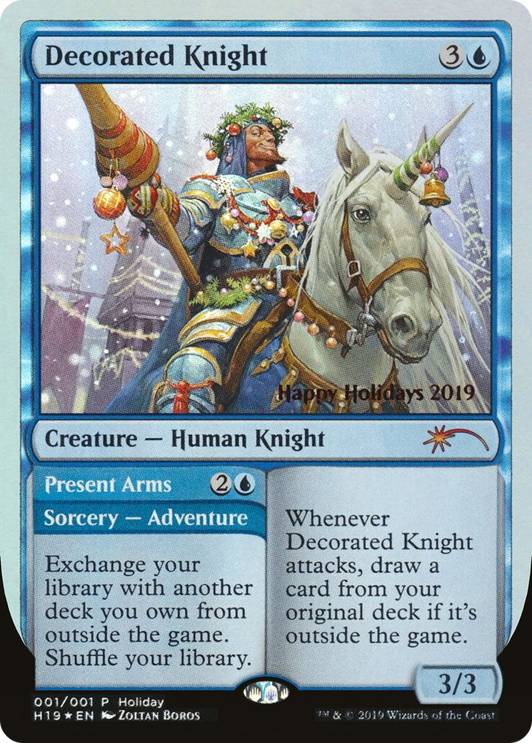 Decorated Knight // Present Arms Card Image