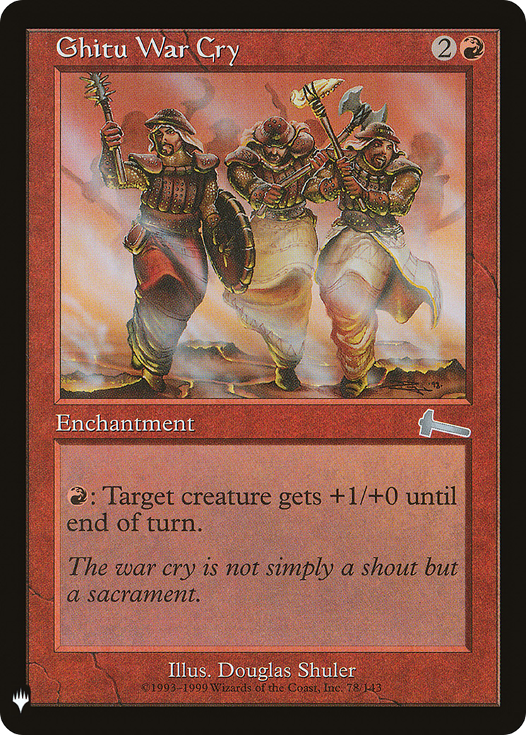 Ghitu War Cry Card Image