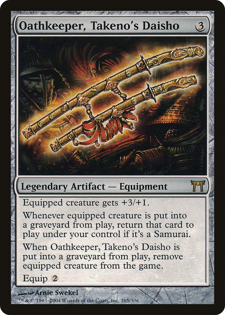 Oathkeeper, Takeno's Daisho Card Image