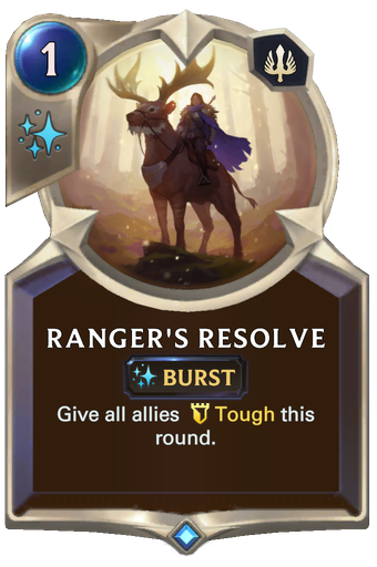 Ranger's Resolve Card Image