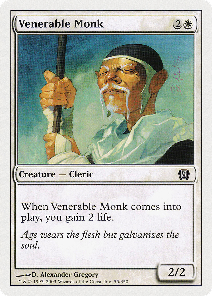 Venerable Monk Card Image