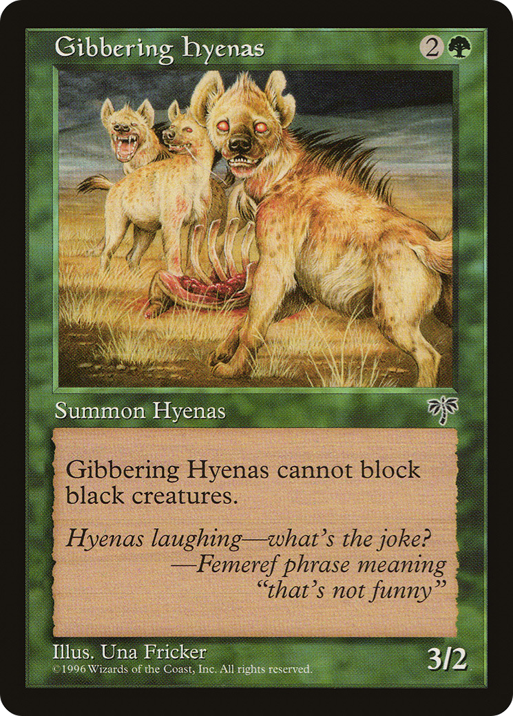 Gibbering Hyenas Card Image