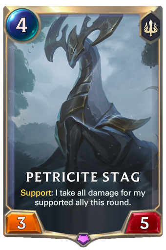 Petricite Stag Card Image
