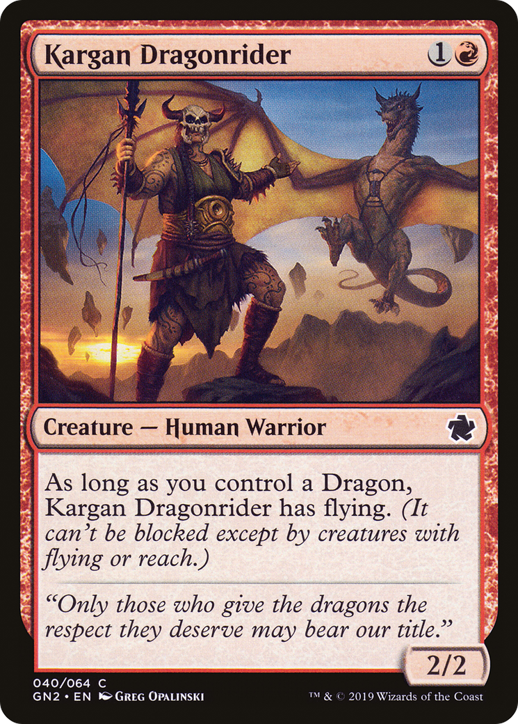 Kargan Dragonrider Card Image