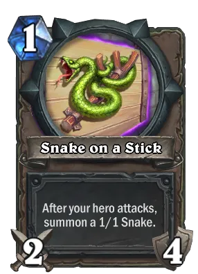 Snake on a Stick Card Image