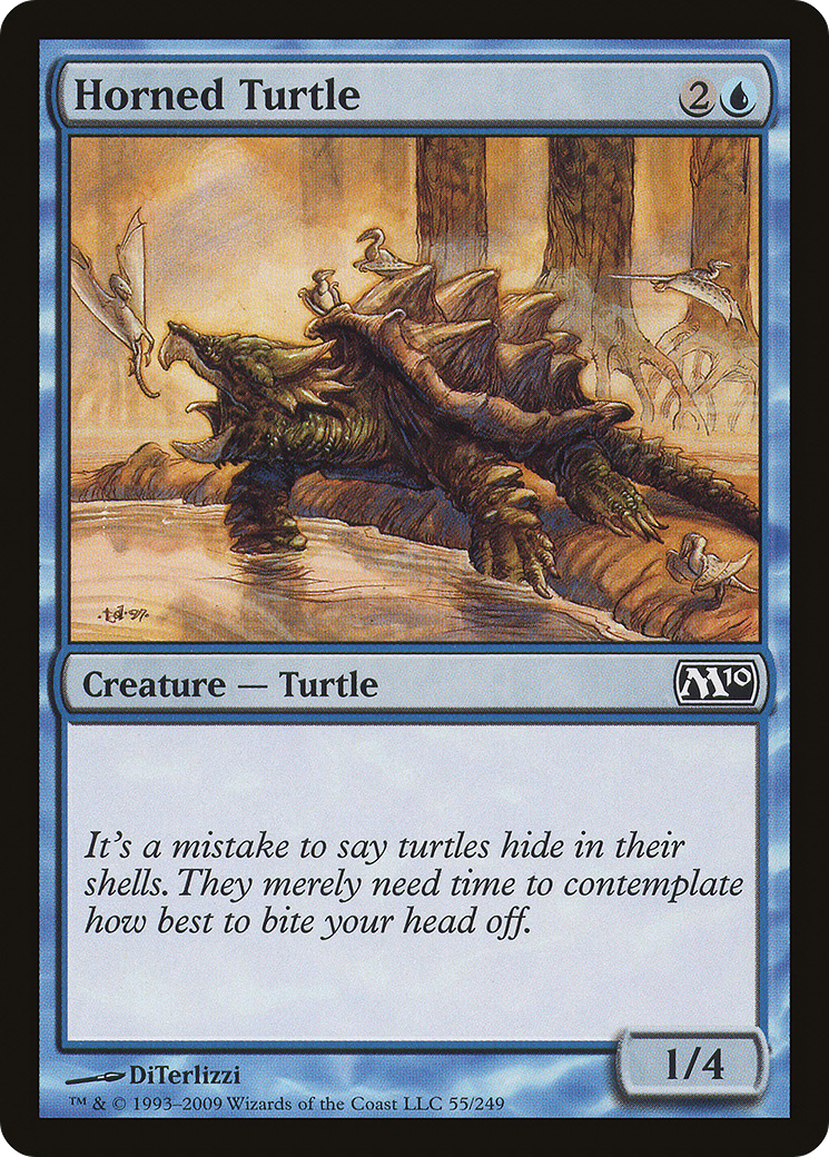 Horned Turtle Card Image