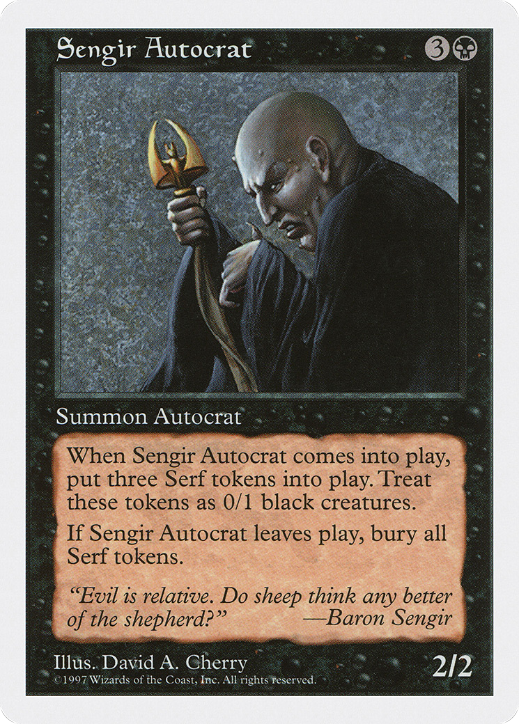 Sengir Autocrat Card Image