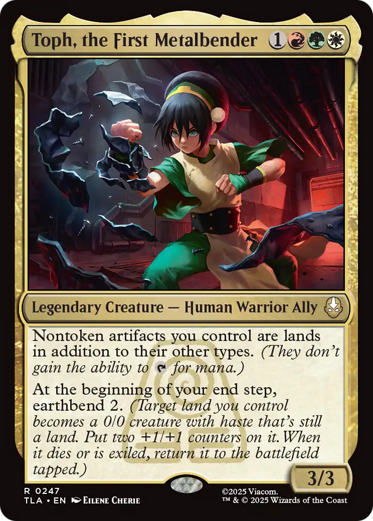 Toph, the First Metalbender Card Image