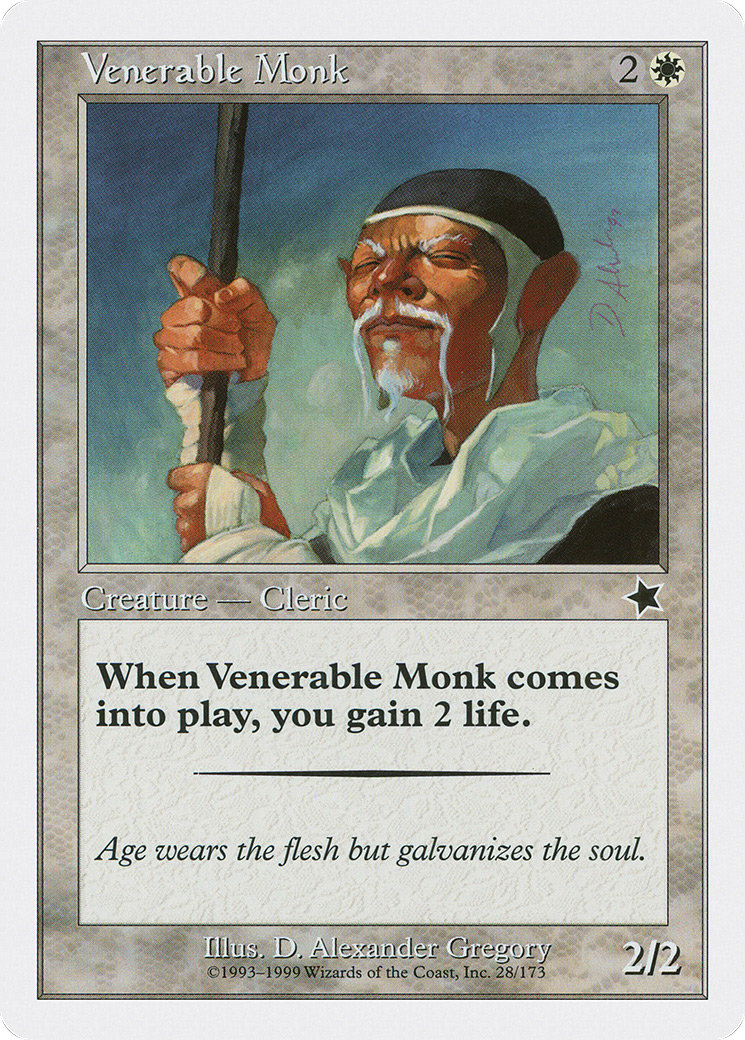 Venerable Monk Card Image