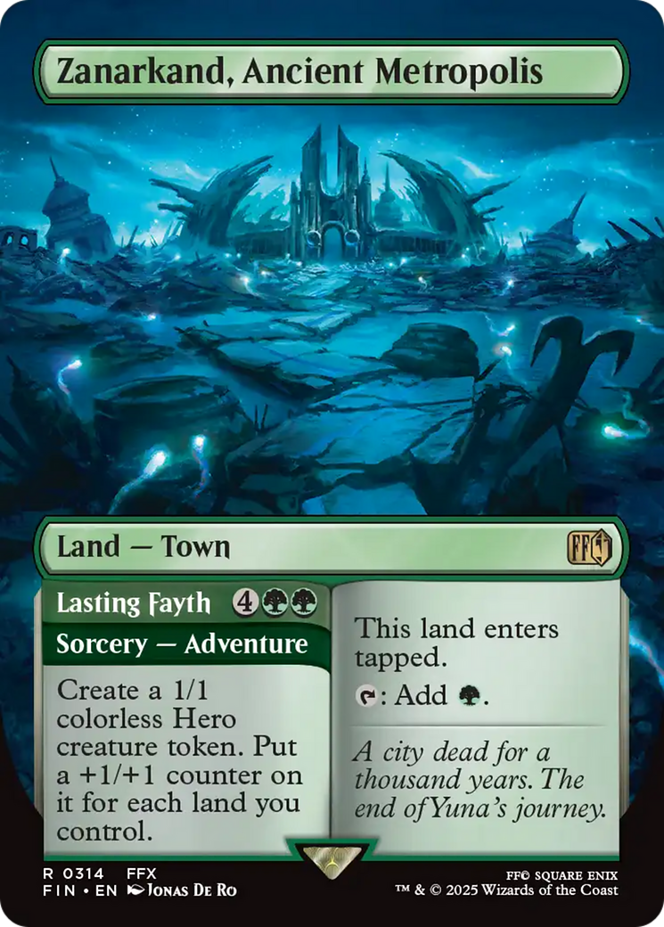 Zanarkand, Ancient Metropolis // Lasting Fayth Card Image